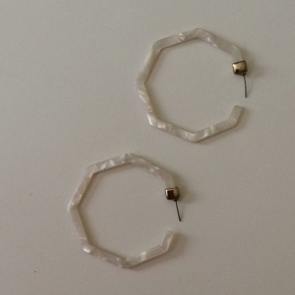 Heptagonal Earrings